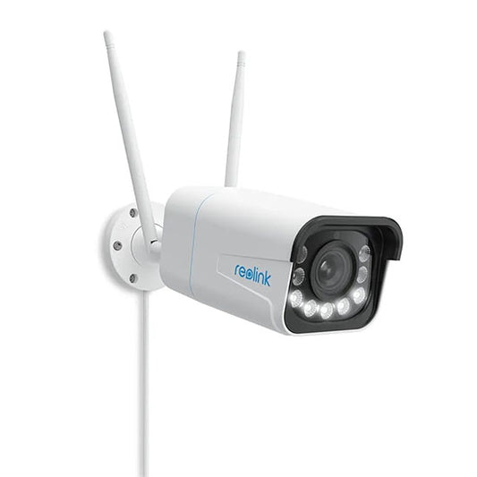 RLC-811WA BY Reolink 4K Security Camera Outdoor Wi-Fi 6, 5X Optical Zoom, 8MP Color Night Vision, Human/Vehicle/Animal Detection, 2.4/5 GHz WiFi, 2-Way Audio, IP67 Waterproof, Remote Viewing H.265,  (Without box)