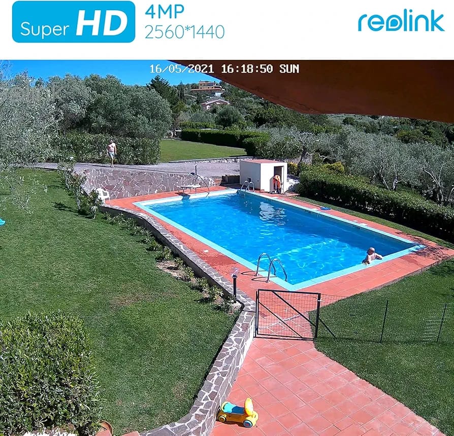 Reolink 2k NVR cameras set 1Nvr Nvs8 8ch 12mp upto 16mp support brand new built in poe 6cams 2k b400 voice recording iR night vision (used)