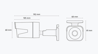 Reolink B800 is an 8MP 4K PoE security camera with a 1/2.8" CMOS sensor, 4.0mm lens, and a 97° horizontal by 51° ve Work with only reolink nvr (Without box)