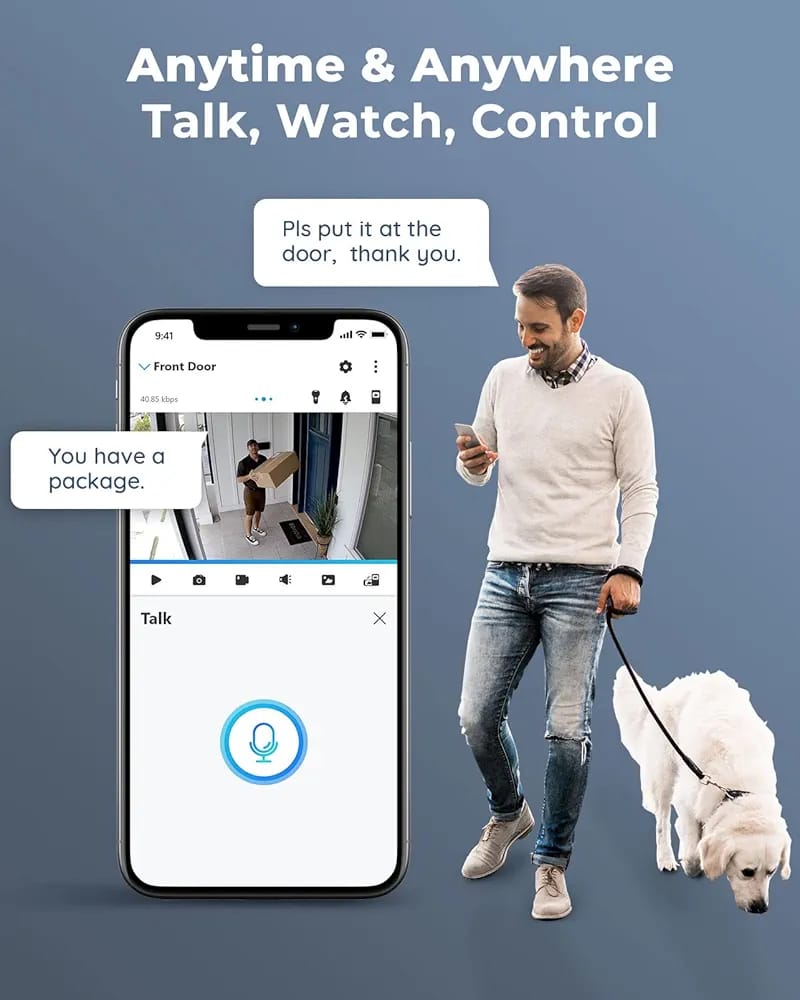Reolink D1200 is a 12-megapixel, 4K UHD network surveillance camera work with only reolink nvr with a 1/2.49" CMOS sensor and a 4.0mm f/1.6 lens, providing 30 meters of night vision and color night vision (Without box)