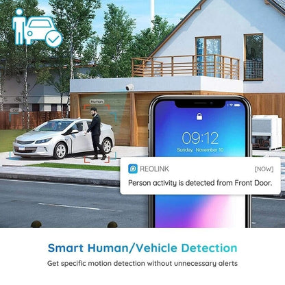 Reolink D800 8mp poe Camera (work with only reolink nvr) 8mp voice recording Dome camera