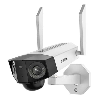 Reolink Duo2 4g dual lens camera rechargeable 3 days bettery backup warranty 2 way audio colour night vision with solar panel 180• wide angle (PTA approved)