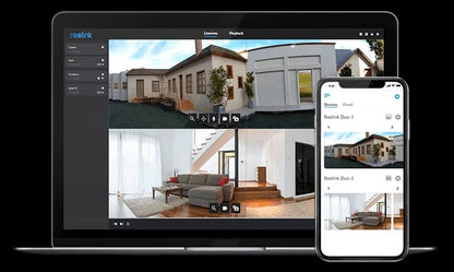 Reolink Duo2 4g dual lens camera rechargeable 3 days bettery backup warranty 2 way audio colour night vision with solar panel 180• wide angle (PTA approved)