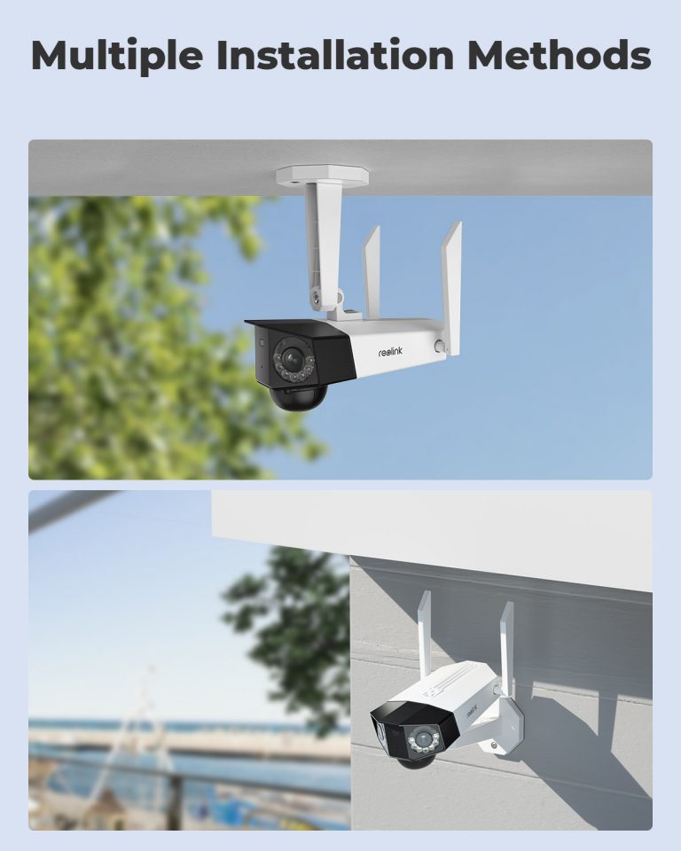 Reolink Duo2 4g dual lens camera rechargeable 3 days bettery backup warranty 2 way audio colour night vision with solar panel 180• wide angle (PTA approved)