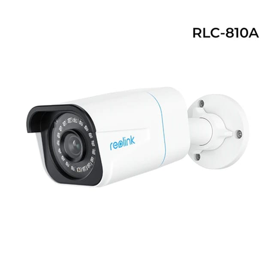 REOLINK 4K Security Camera 8MP Outdoor System Up to 256GB SD Card, RLC-810A