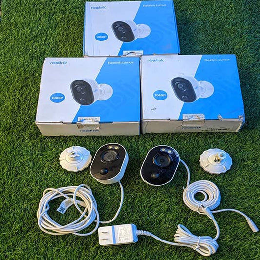 Reolink Lumus WiFi 5 Camera Deal (3 Box Pack + 2 Without Box) | 1920×1080 | 2-Way Audio | Color Night Vision