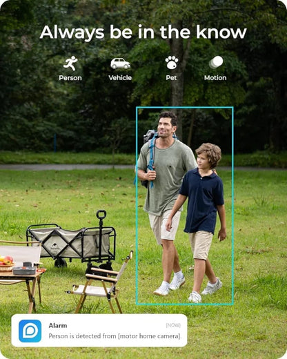 Reolink argus go pt plus 4g security camera 5mp 2 way audio with solar panel 360° rotatable (100% used condition) (NON PTA)