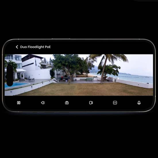 Reolink duo floodlight poe 8mp poe camera 2 way audio 180° wide angle view color night vision onvif camera memory card supported up to 512gb (without box used)