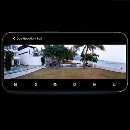 Reolink duo floodlight poe 8mp poe camera 2 way audio 180° wide angle view color night vision onvif camera memory card supported up to 512gb (without box used)