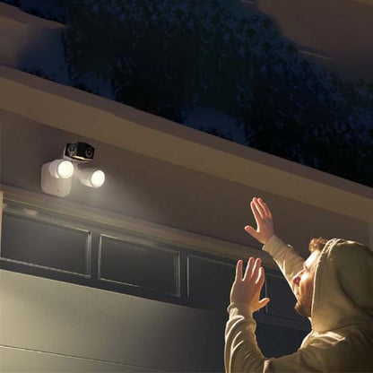 Reolink duo floodlight poe 8mp poe camera 2 way audio 180° wide angle view color night vision onvif camera memory card supported up to 512gb (without box used)