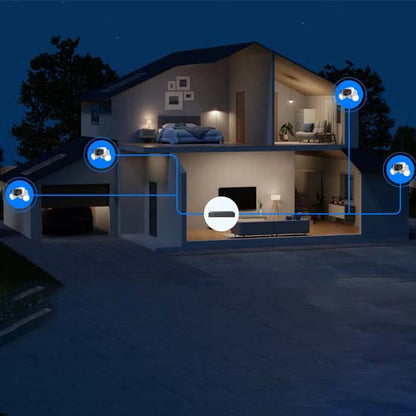 Reolink duo floodlight poe 8mp poe camera 2 way audio 180° wide angle view color night vision onvif camera memory card supported up to 512gb (without box used)