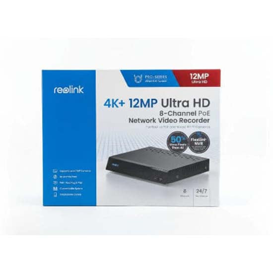 Reolink nvs8 8ch NVR with built-in POE 12mp support UpTo 16mp brand new sealed pack without HDD