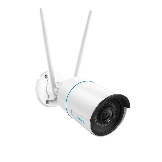 REOLINK RLC 510wa Plug-in Outdoor WiFi Security Camera, 5MP HD Dual Band Wired Wi-Fi Camera for Home Security-2.4/5 Ghz, Smart Detection, Motion Detection, Night Vision, IP67 Waterproof