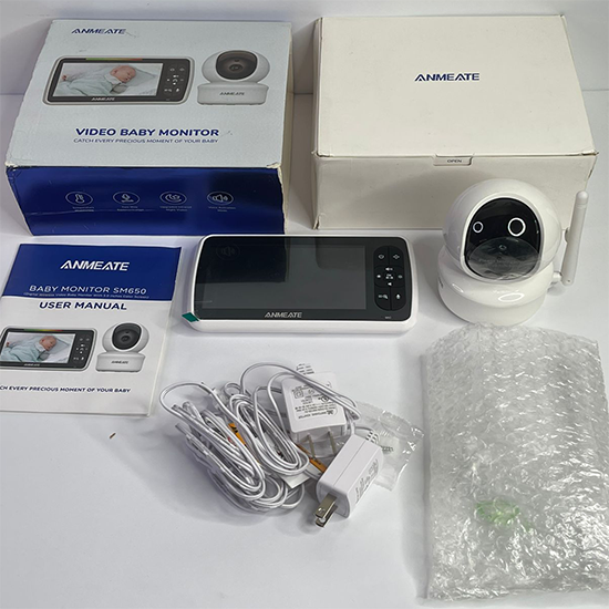 ANMEATE Baby Monitor SM-650 Large 5" Screen with 30Hrs Battery Life