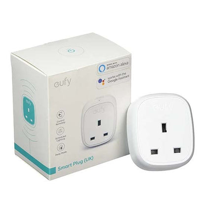 Eufy WiFi Smart Plug with Energy Monitoring, Model T1203 Rated power 13A Compatible with Alexa and Google Home, No Hub Required, Control Your Devices from Anywhere Work with Google home and Amazon Alexa