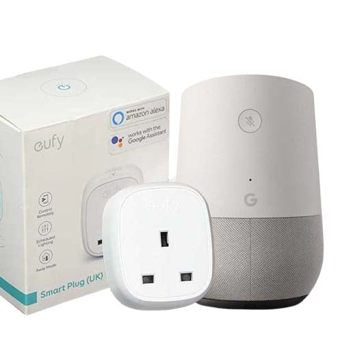 Eufy WiFi Smart Plug (T1203) power 13A + Google Assistant Smart Speaker Special deal