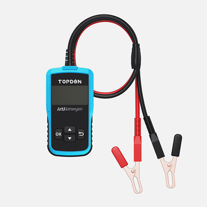 TOPDON AB101 Car Battery Tester 12V Car Battery Load Tester on Cranking Charging Systems