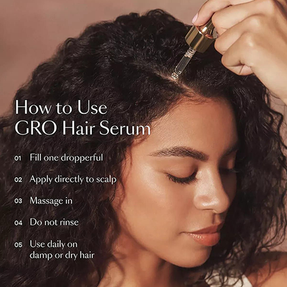 VEGAMOUR GRO Hair Serum (30 ml) for Hair Thinning, Thicker Fuller Looking Hair