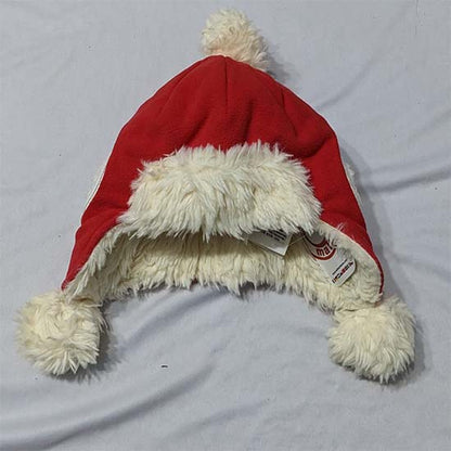 RED FULL EAR BABY CAP INNER FUR CM0144