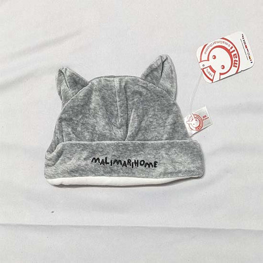 CAT STYLE BABY CAP COLOR GREY CM0136