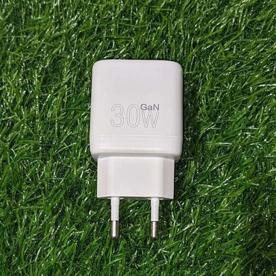 WUW c164 30w 2 output ports USB+type-c fast smart charger 30w type c 18w USB output