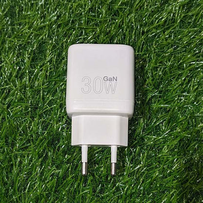 WUW c164 30w 2 output ports USB+type-c fast smart charger 30w type c 18w USB output