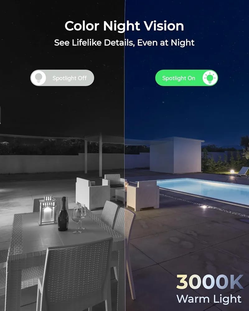 RLC-840A BY REOLINK is a 4K, 8MP PoE camera with a 105° wide-angle lens, offering both infrared and color night vision. 2 way audio motion detection  Without box