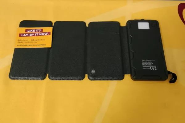PZX 20000 Mah Power Bank With foldable Solar panel  Wired and wireless charging support
