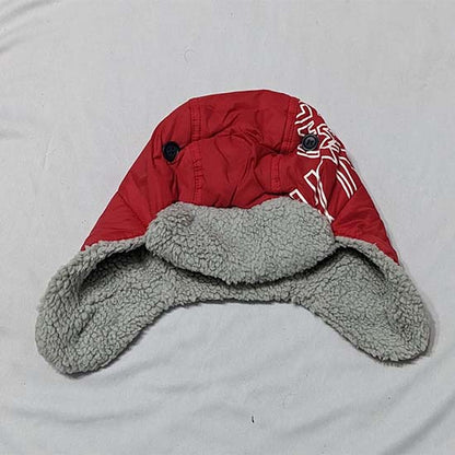 RED/LIGHT GREY FULL EAR BABY CAP OUTTER PARACHUTE CM0149