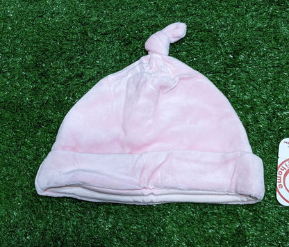 DOUBLE COTTON BABY CAP PINK CM0156