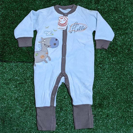 FULL SLEEVES DOUBLE COTTON FULL BODY ROMPER CM0129