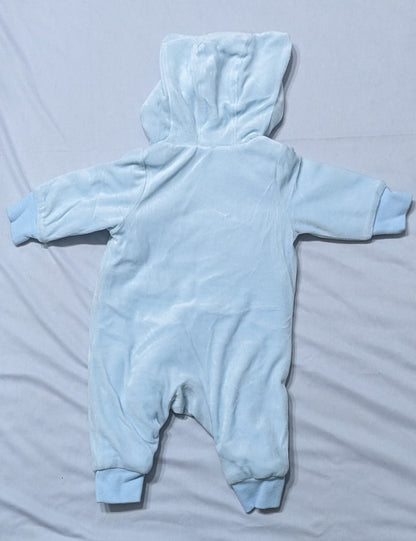 FULL SLEEVES DOUBLE COTTON WITH POLYESTER FILLING FULL BODY ROMPER WITH HOODIE CM120