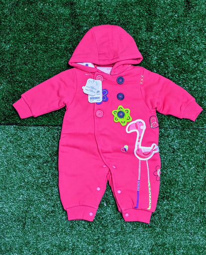 DOUBLE COTTON WITH POLYESTER FILLING FULL SLEEVES FULL BODY ROMPER CM0132