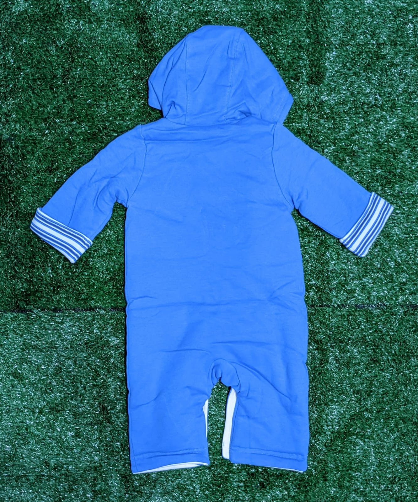 DOUBLE COTTON FULL SLEEVES ROMPER WITH HOODIE CM0122