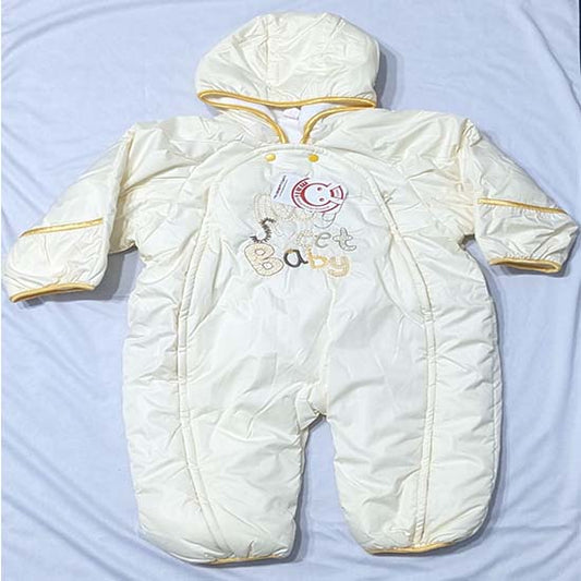 Double cotton puffer Romper / jacket with polyester filling CM0097