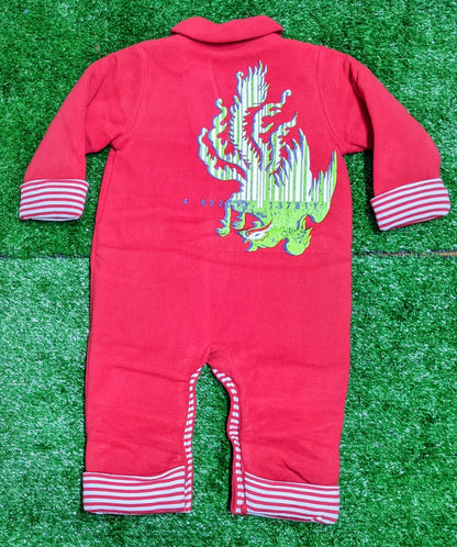 Double cotton with polyester filling Full body romper CM0111