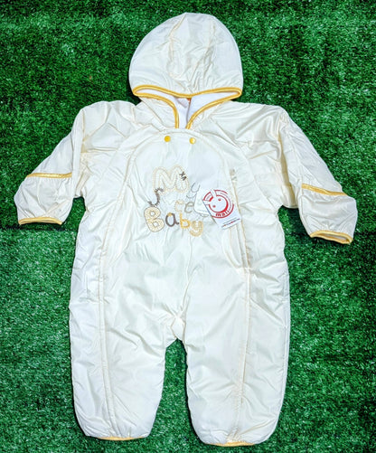 Double cotton puffer Romper / jacket with polyester filling CM0097