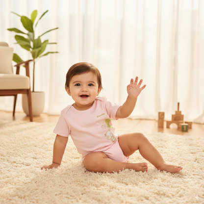 Pink Baby Shirt – Organic Cotton Art number CM0013