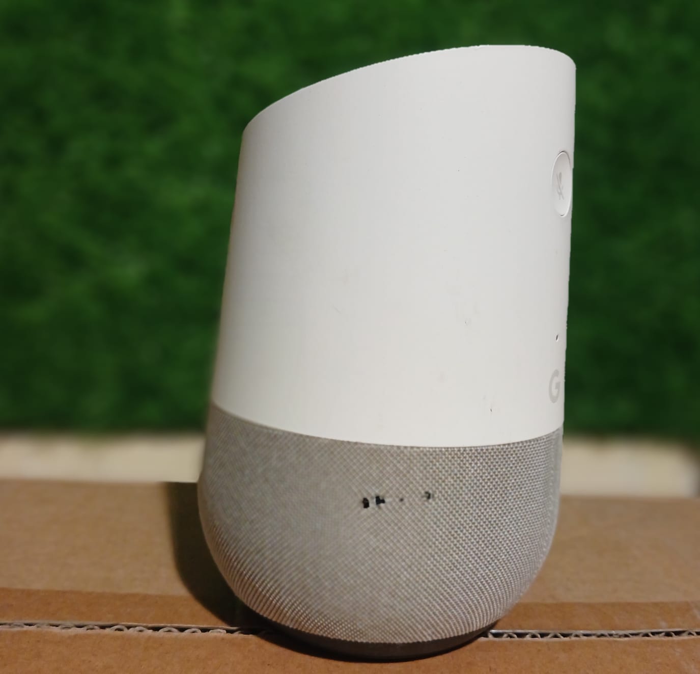 Google Home Smart Speaker with WiFi Voice Control and Google Assistant MINOR TORNS ON BASE